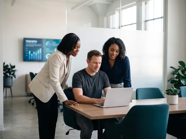 office, collaboration, meeting, diversity, laptop, professionals, teamwork, computer, modern, colleagues, workplace, technology, company, strategy, discussion, communication, career, men and women, leadership, conference room. Eight crisis communications practices that hold up under pressure