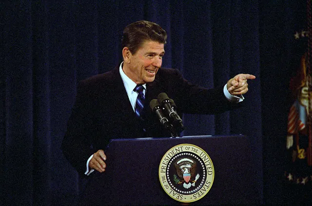 President Ronald Reagan Giving a Press Conference in Room 450 of The Old Executive Office Building - DPLA - cb47d8c6fb93cd6301578a943fd5d8f0. What Does Executive Media Training Cost in the US?
