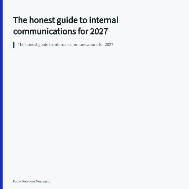 The honest guide to internal communications for 2027. The honest guide to internal communications for 2027