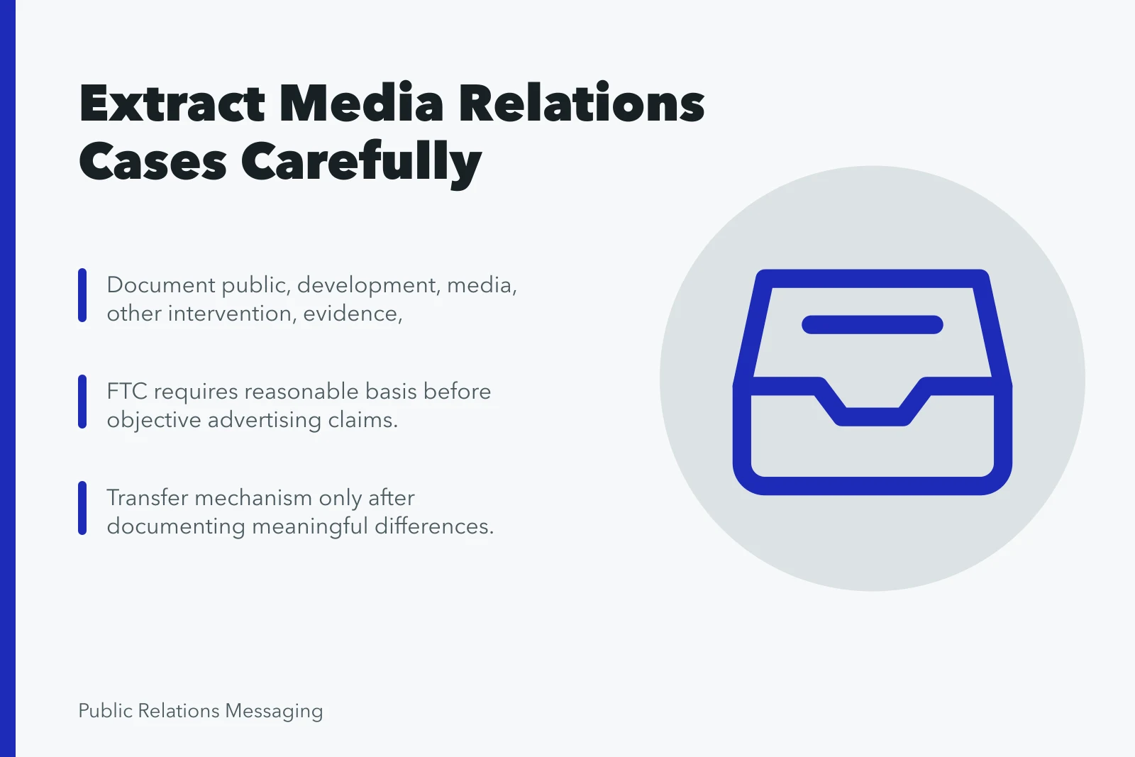 Card: extract media relations cases carefully with evidence and limits. Media relations case studies: how to read one and test the transfer