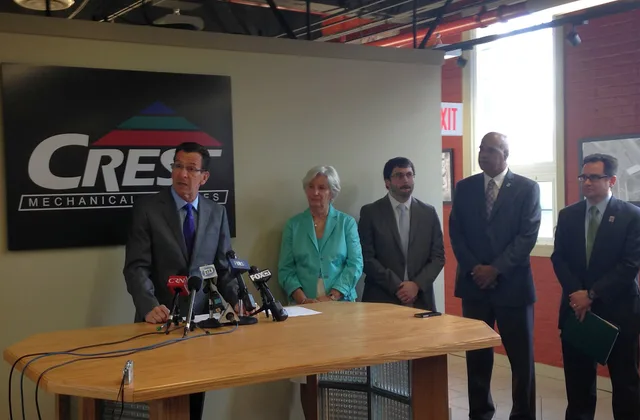 Friday, June 6, 2014 -- Governor Dannel P. Malloy held a news conference at Crest Mechanical Services in Hartford to release a report drafted by the Connecticut Department of Energy and Environmental Protection (DEEP) outlining the progress Connecticut has been making to systemically reduce emission. Press release strategy mistakes that happen before distribution