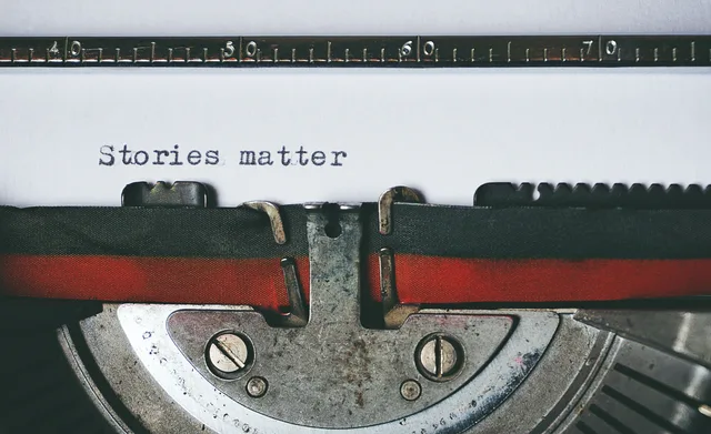 Close-up of a vintage typewriter with the text 'Stories matter' typed on paper, evoking nostalgia. Do public relations strategy mistakes trace back to one root decision?